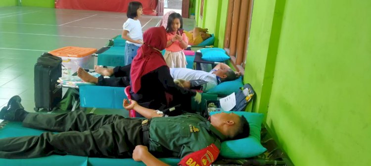 Kegiatan Donor Darah PMI Kecamatan Manisrenggo