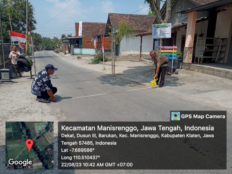 Monitoring dan Evaluasi Bantuan Keuangan Kepada Pemerintah Desa Barukan Tahun 2023