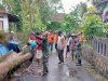 Gotong Royong Bersama Pasca Terdampak Angin Ribut di Wilayah Kecamatan Manisrenggp