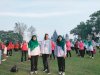 Tim Kecamatan Manisrenggo mengikuti kegiatan Senam bersama Organisasi Wanita Kabupaten Klaten