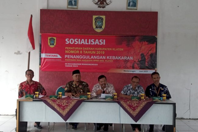 Sosialisasi Perda Kab. Klaten No 8 Tahun 2019 Tentang Penanganan Kebakaran