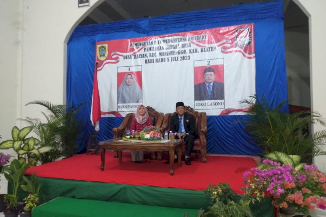 "Pemilihan Kepala Desa di Desa Taskombang dan Desa Tijayan Berlangsung Sukses"