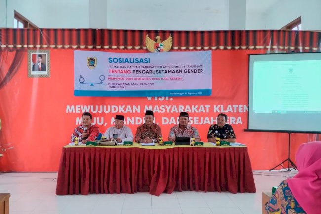 Sosialisasi Perda Kab. Klaten No. 4 Tahun 2022 Tentang Pengarusutamaan Gender