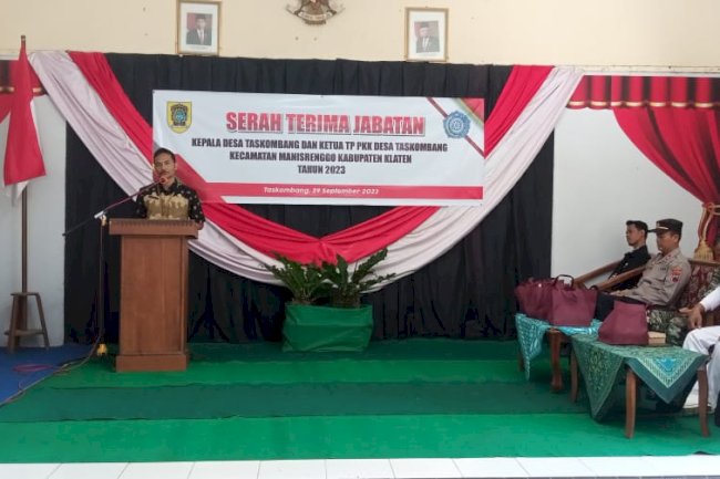 Sertijab Kepala Desa Taskombang Periode 2023 - 2029