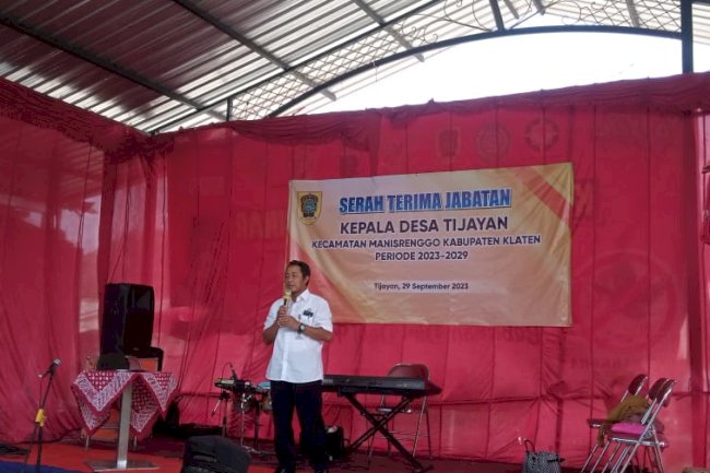 Sertijab Kepala Desa Tijayan Periode 2023 - 2029