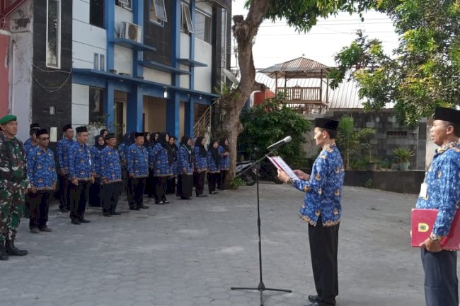 Upacara Bendera Peringatan Hari Sumpah Pemuda Ke-95 Tahun 2023 Kecamatan Manisrenggo