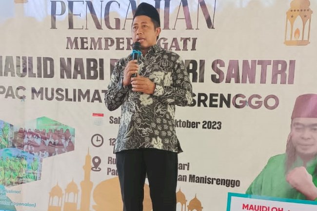 Peringatan Maulid Nabi Muhammad SAW 1445 H/2023 dan Hari Santri  Tahun 2023 di Kecamatan Manisrenggo
