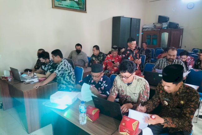 Rapat Penetapan Batas Wilayah DI Kecamatan Manisrenggo