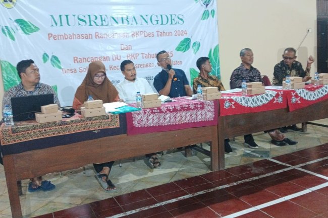 Musdes RKPDes Tahun 2024 Desa Solodiran