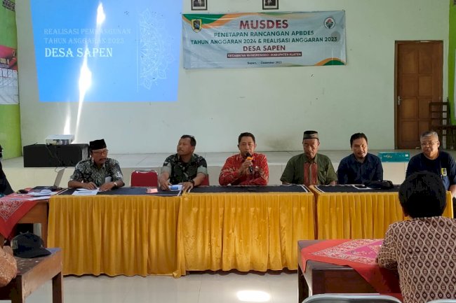 Musdes APBDes Desa Sapen