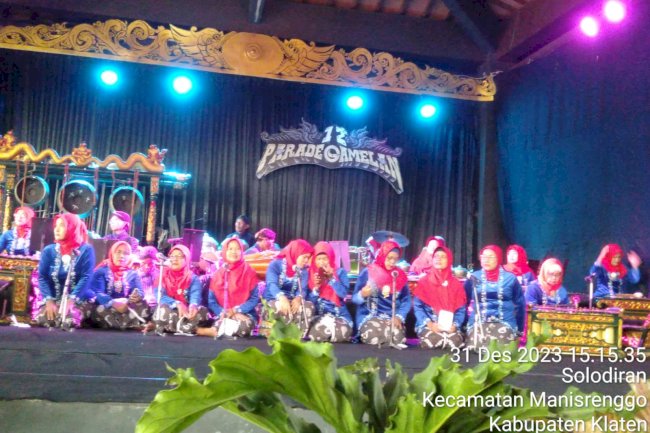 Parade Gamelan ke12 tahun 2023 di  Desa Solodiran Manisrenggo
