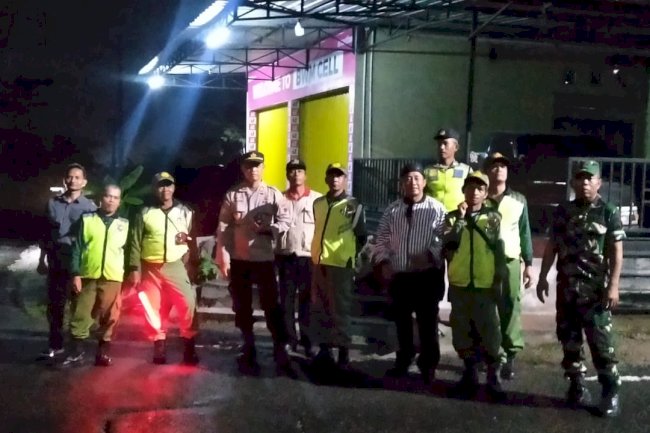 Patroli Pengamanan Malam Tahun 2024 di Kecamatan Manisrenggo