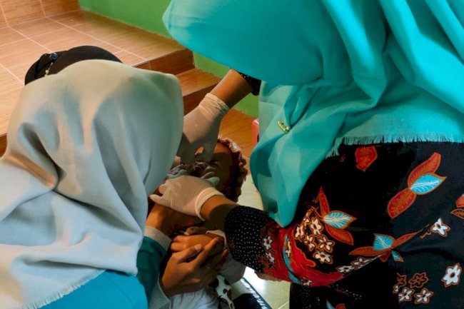 Pelaksanaan Sub Pin Polio Putaran 1 Desa Bendan