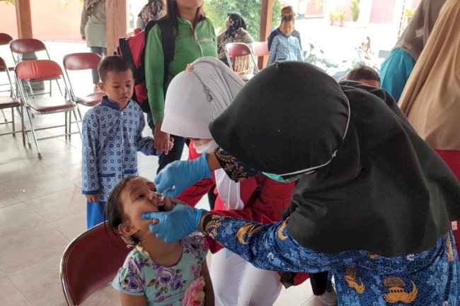 Pelaksanaan Sub Pin Polio Putaran 1 Desa Kecemen