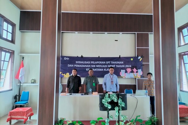 Sosialisasi Pelaporan SPT dan Pemadanan NIK Menjadi NPWP di Kecamatan Manisrenggo