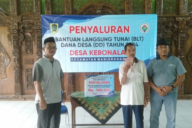 Penyaluran Bantuan Langsung Tunai ( BLT ) Dana Desa Tahun 2024 Desa Kebonalas