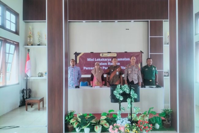 Mini Loka Karya Dalam Percepatan Penanagan Stunting di Kecamatan Manisrenggo