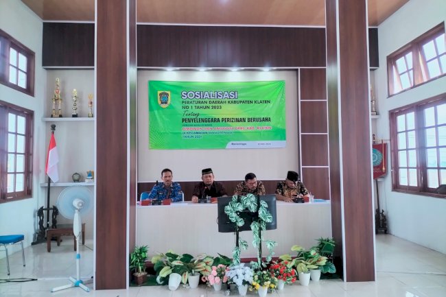 Sosialisasi Perda Kabupaten Klaten No 1 Tahun 2023 