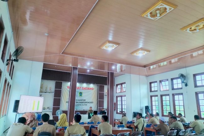 Rapat Koordinasi verval P3Ke Kecamatan Manisrenggo