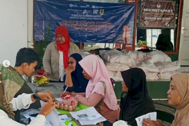 Penyaluran Bantuan Pangan  Penurunan Stuting