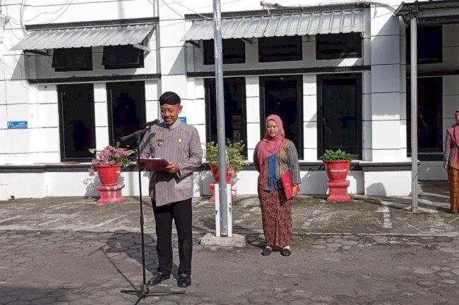 Upacara Peringatan Hari Kartini ke-146 Di Halaman Kecamatan Manisrenggo