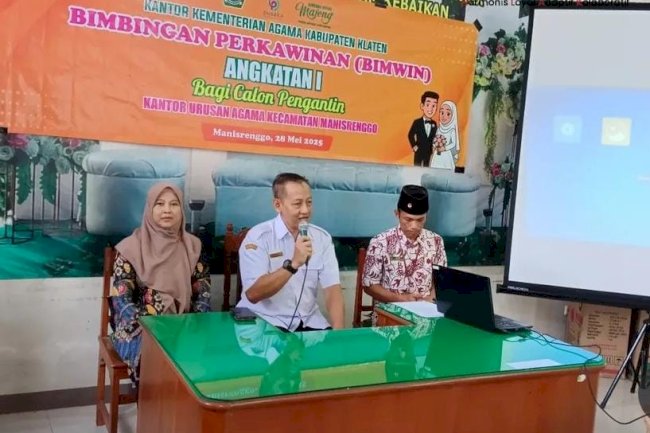 Bimbingan Perkawinan (Bimwin) Angkatan I bagi Calon Pengantin Kecamatan Manisrenggo