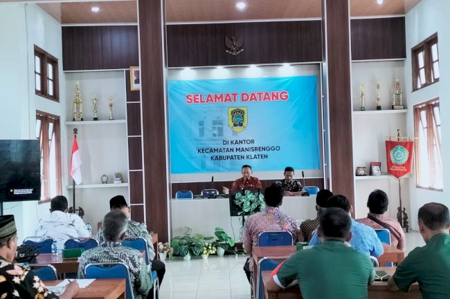 Rapat Koordinasi terkait Indeks Desa, Ketahanan pangan, KDMP, dan RPJMDes Perubahan Kecamatan Manisrenggo