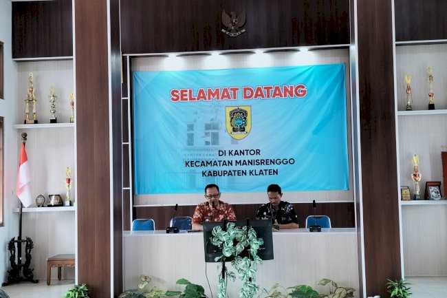 Rapat Pembentukan Panitia Hari Jadi Kabupaten Klaten ke-221 dan HUT RI Ke-221 Kecamatan Manisrenggo
