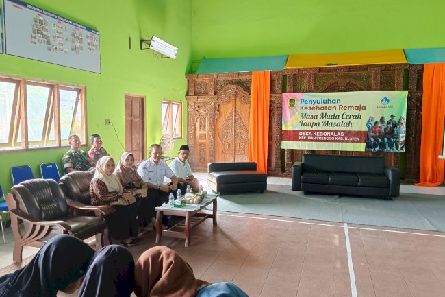 Kegiatan Penyuluhan Kesehatan Remaja Desa Kebonalas Kecamatan Manisrenggo