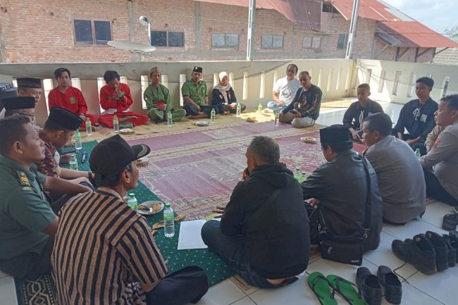 Pengajian Rutin Silahturahmi dan Doa bersama dengan perwakilan perguruan pencak silat se-Kecamatan Manisrenggo