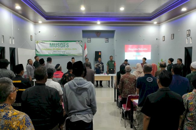Musyawarah Desa Khusus (Musdes) Desa Tanjungsari Kecamatan Manisrenggo