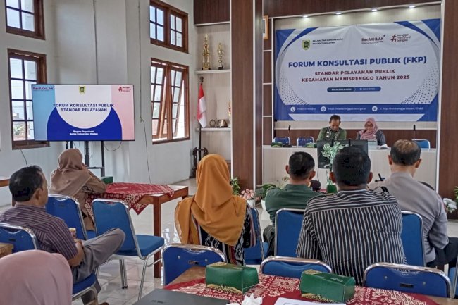 Forum Konsultasi Publik (FKP) Standar Pelayanan Publik Kecamatan Manisrenggo Tahun 2025