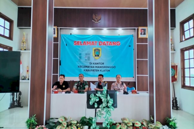 Koordinasi Persiapan Musim Penghujan Kecamatan Manisrenggo