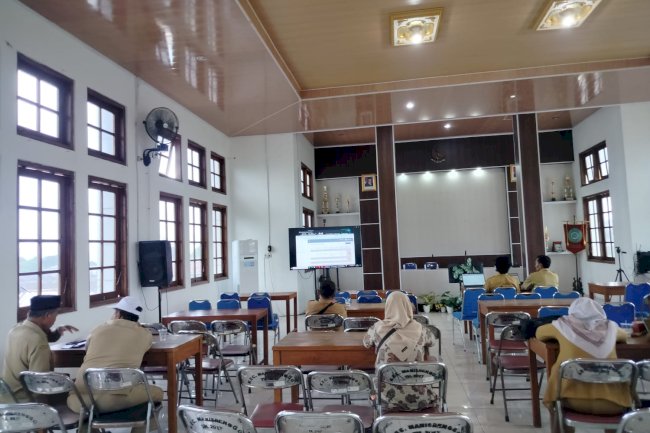 Zoom meeting persiapan pra Musrenbang stunting kecamatan Manisrenggo