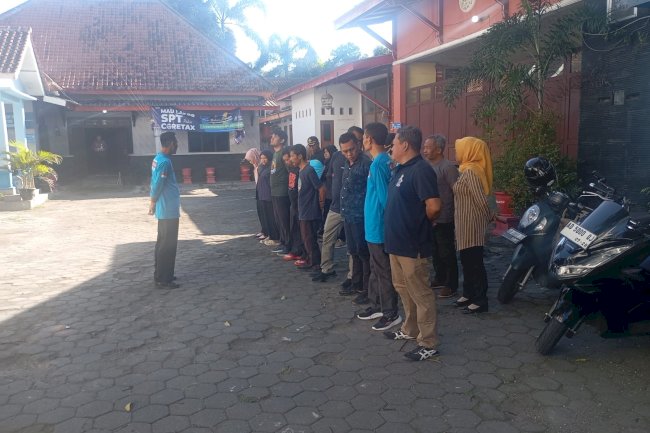 Simulasi Bencana Gempa Bumi dalam rangka memperingati Hari Kesiapsiagaan Bencana Tahun 2026 Kecamatan Manisrenggo