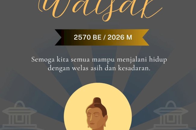 Pemerintah Kecamatan Manisrenggo mengucapkan Selamat Hari Raya Waisak