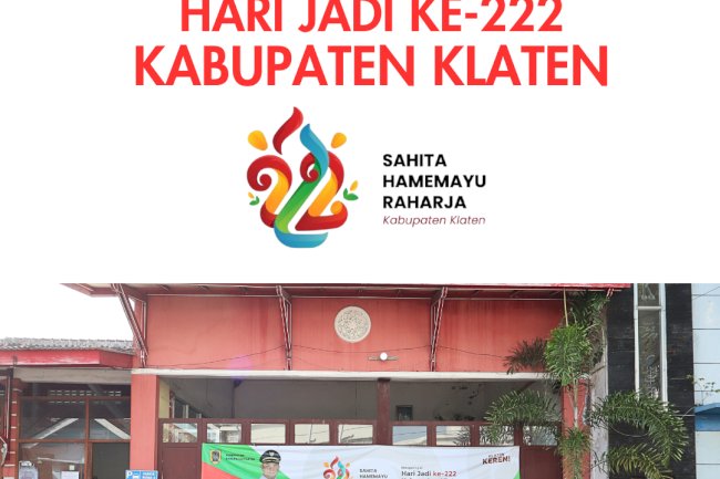 Pemerintah Kecamatan Manisrenggo mengucapkan Selamat Hari Jadi Kabupaten Klaten ke-222
