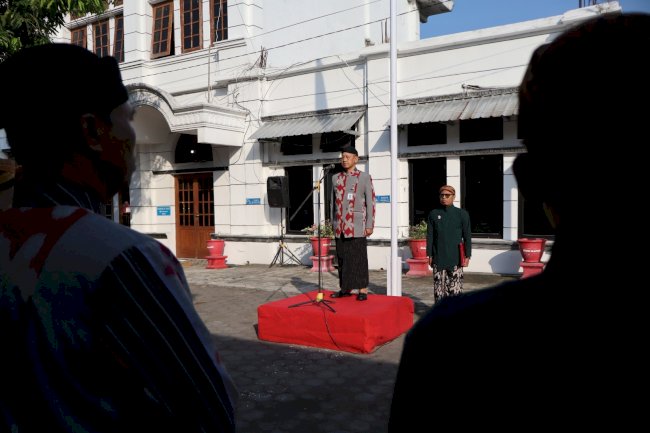 Penyelenggaran Upacara Hari Jadi Kabupaten Klaten ke-222 Tahun 2026 Kecamatan Manisrenggo