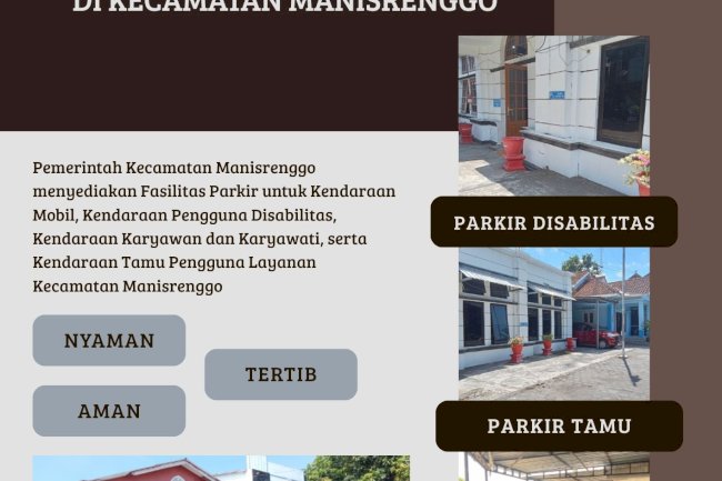 Fasilitas Parkir Terpisah Kecamatan Manisrenggo