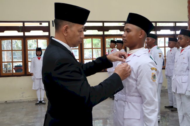 Pengukuhan Paskibraka Kecamatan Manisrenggo Tahun 2026