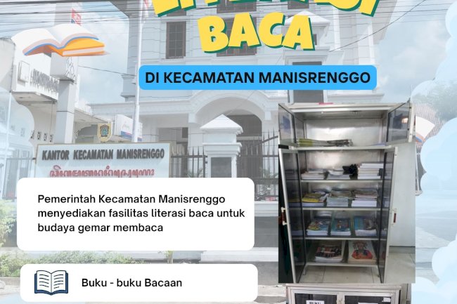 Fasilitas Literasi Baca Kecamatan Manisrenggo