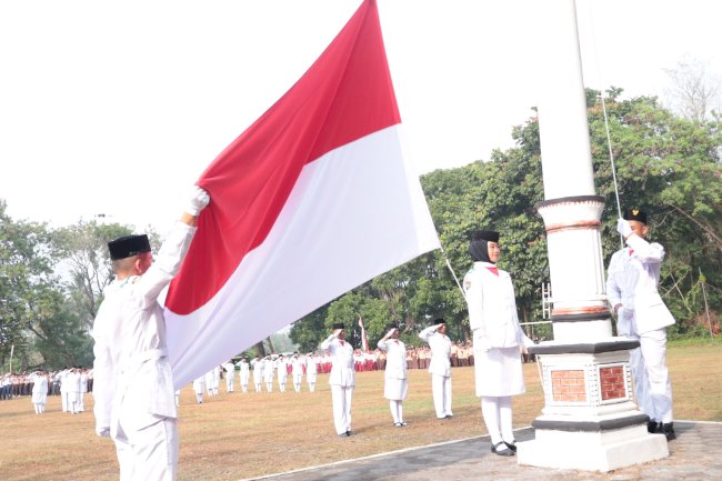 Upacara Pengibaran Bendera Sang Merah Putih dan Detik-detik Proklamasi Kemerdekaan ke-81 Republik Indonesia Tahun 2026 Kecamatan Manisrenggo