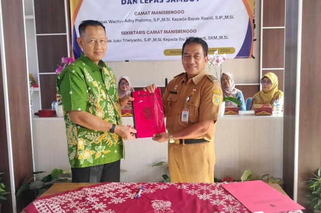 Serah Terima Jabatan dan Lepas Sambut Camat Manisrenggo dan Sekretaris Kecamatan Manisrenggo Tahun 2026