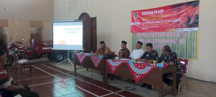 Sosialisasi Perda Kab. Klaten No 8 Tahun 2019 Tentang Penanganan Kebakaran di Desa Solodiran