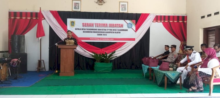 Sertijab Kepala Desa Taskombang Periode 2023 - 2029