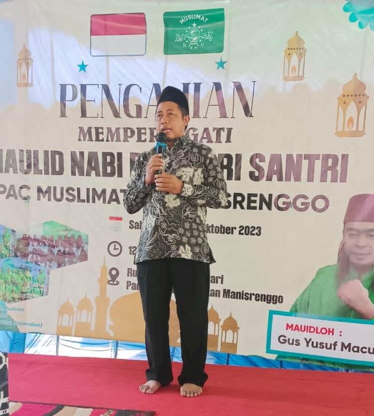 Peringatan Maulid Nabi Muhammad SAW 1445 H/2023 dan Hari Santri  Tahun 2023 di Kecamatan Manisrenggo