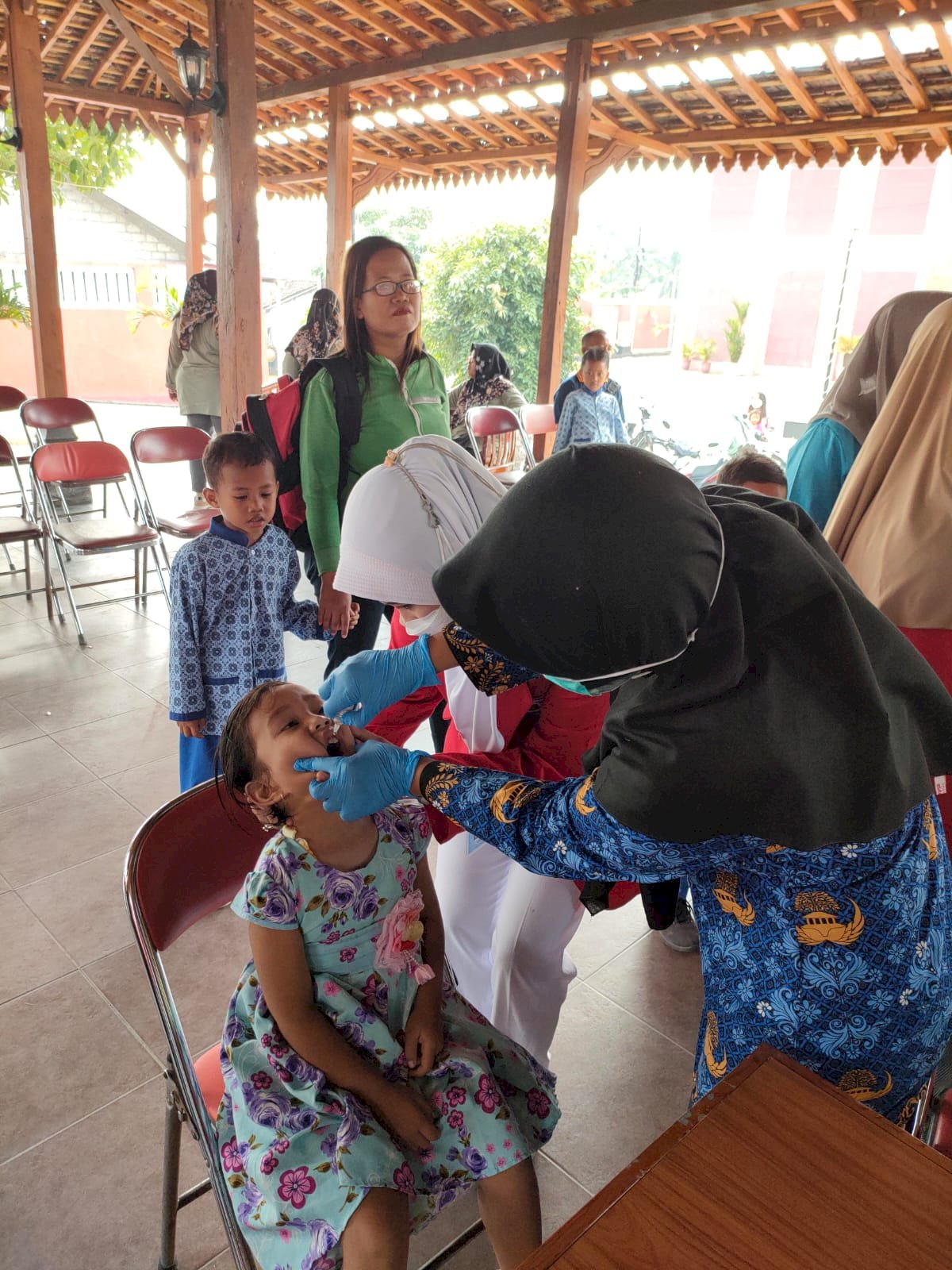 Pelaksanaan Sub Pin Polio Putaran 1 Desa Kecemen