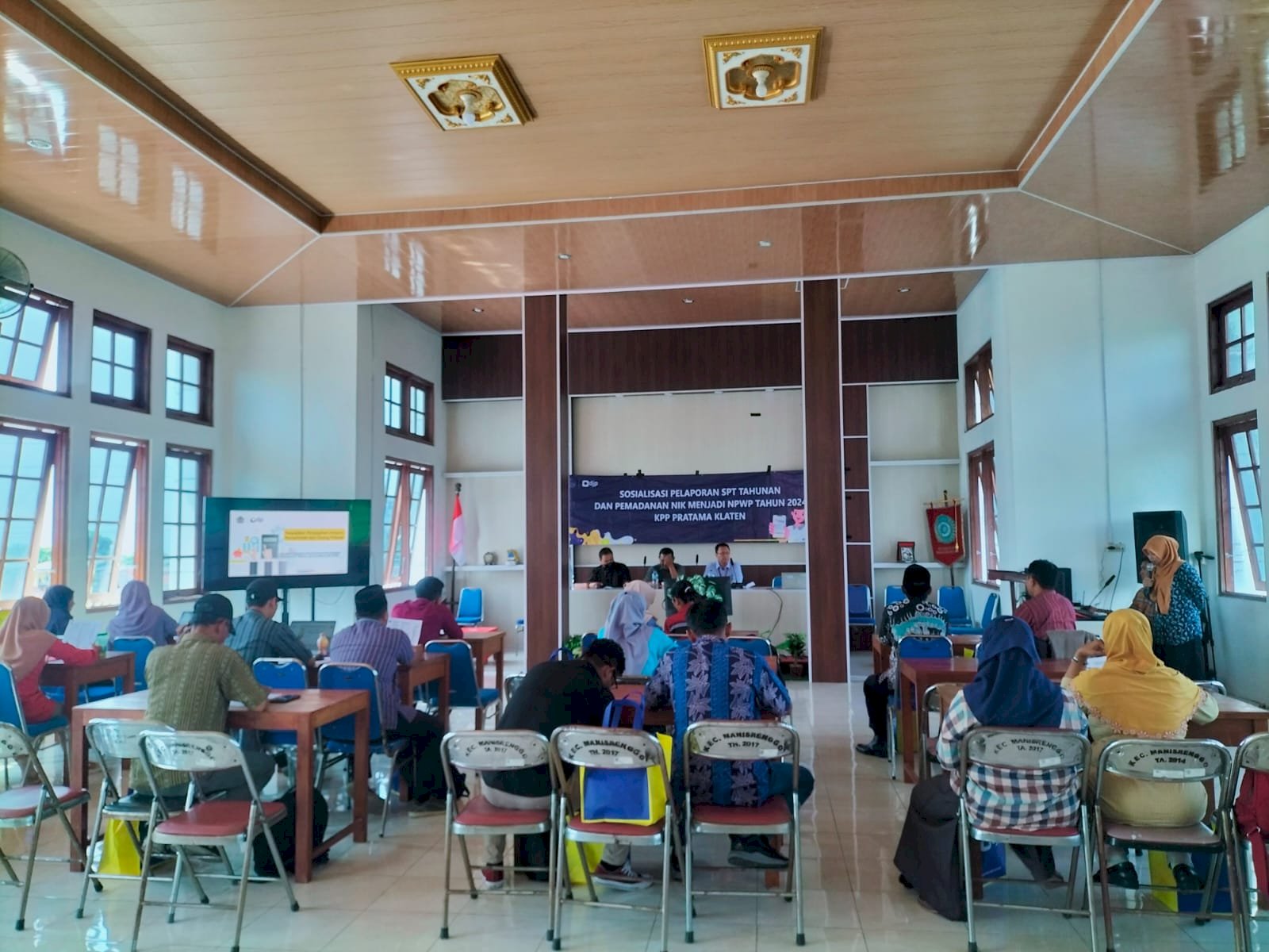 Sosialisasi Pelaporan SPT dan Pemadanan NIK Menjadi NPWP di Kecamatan Manisrenggo