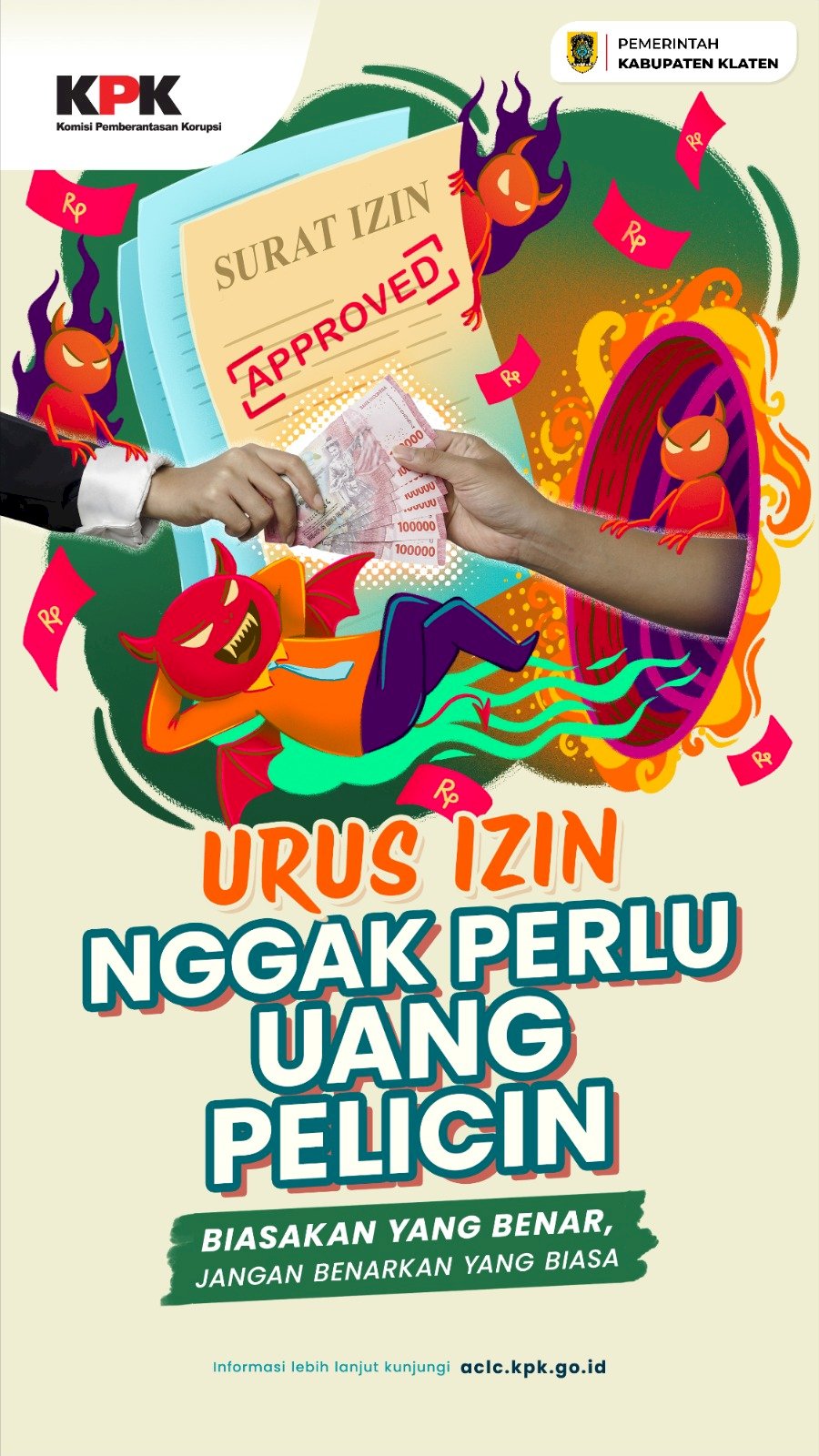 Pelaksanaan Kampanye Antikorupsi Komisi Pemberantasan Korupsi di Kecamatan Manisrenggo