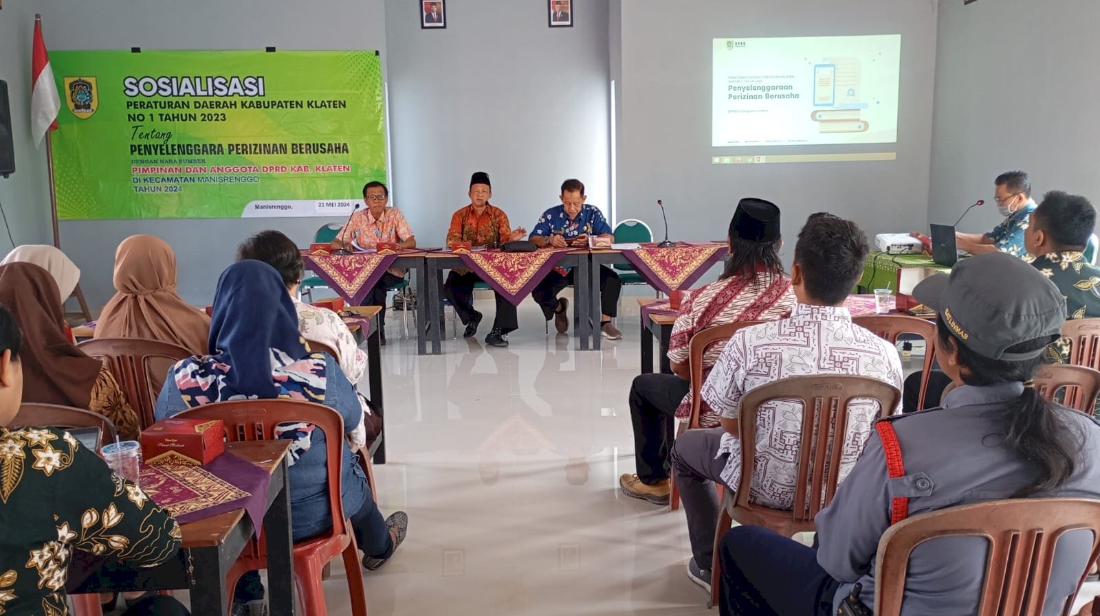 Sosialisasi Perda Kabupaten Klaten No 1 Tahun 2023 di Desa Tanjungsari